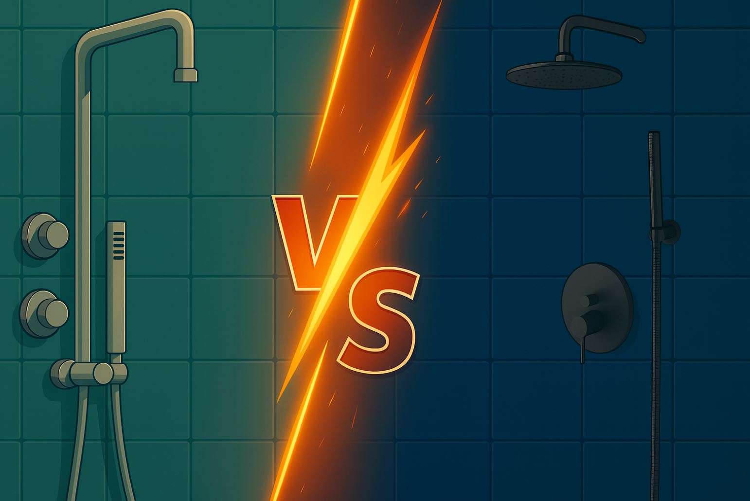 Omnires Y czy Deante Silia — którą baterię podtynkową wybrać?