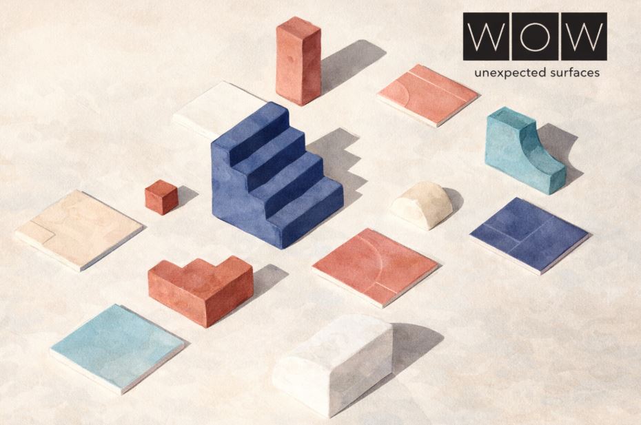 WOW Design — małe formaty i trójwymiarowe płytki z Hiszpanii